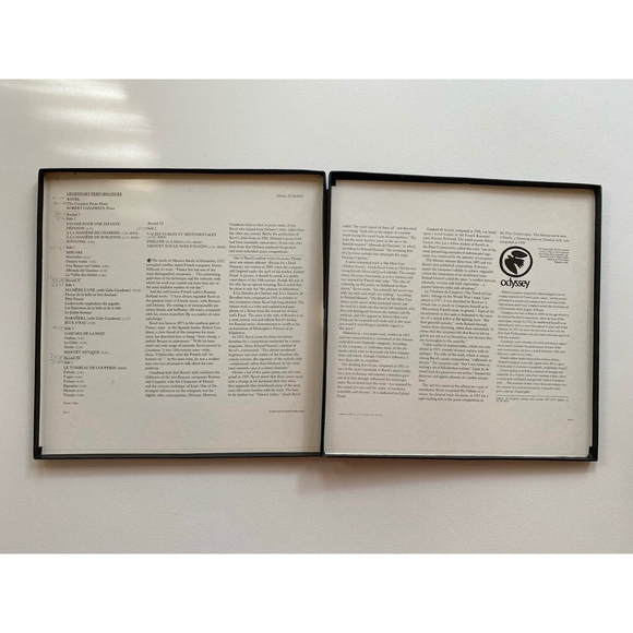 Ravel The Complete Piano Music Casadesus 3 LP Box Set MONO Odyssey EX 32 36 0003 - Picture 3 of 9